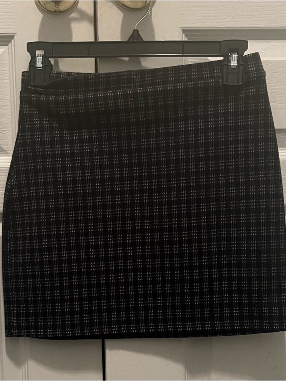 Forever 21 Black Plaid Mini Skirt